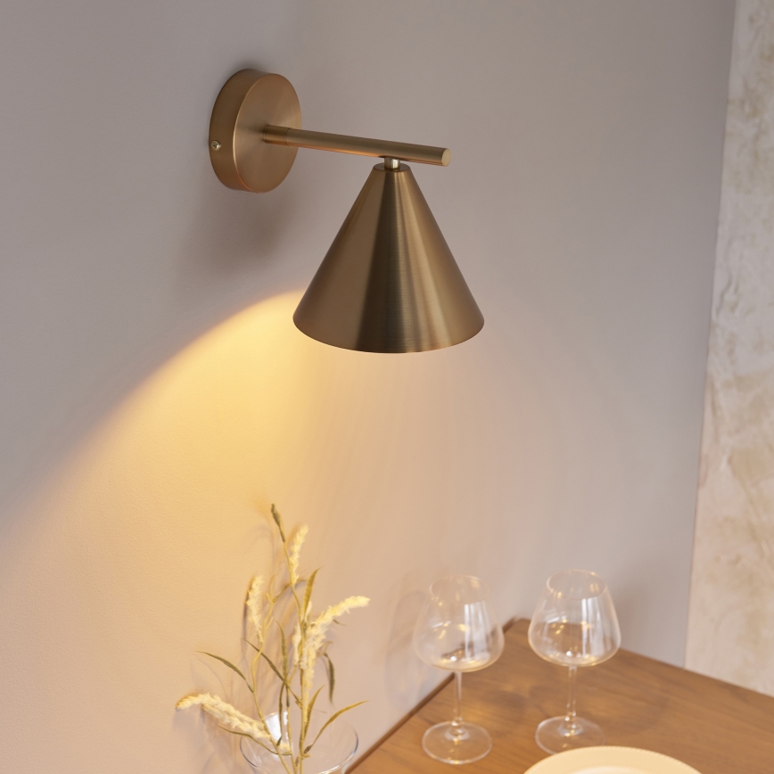 Endon 102893 - Nástěnné bodové svítidlo CAPE 1xE14/7W/230V mosaz
