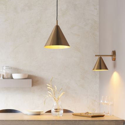 Endon 102893 - Nástěnné bodové svítidlo CAPE 1xE14/7W/230V mosaz