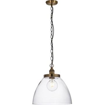Endon 102926 - Lustr na řetězu HANSEN 1xE27/10W/230V mosaz