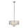 Endon 104466 - Lustr na řetězu CLIFTON 3xE14/6W/230V lesklý chrom/čirá pr. 38,5 cm