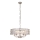 Endon 104467 - Lustr na řetězu CLIFTON 5xE14/6W/230V pr. 50,5 cm lesklý chrom/čirá
