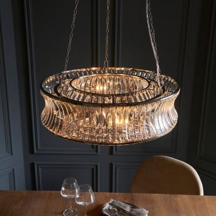 Endon 104528 - Lustr na řetězu 6xE14/6W/230V lesklý chrom