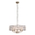 Endon 106244 - Lustr na řetězu CLIFTON 5xE14/6W/230V mosaz/čirá