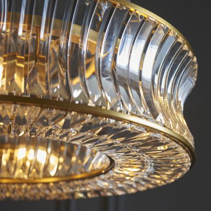 Endon 106811 - Lustr na řetězu 6xE14/6W/230V zlatá