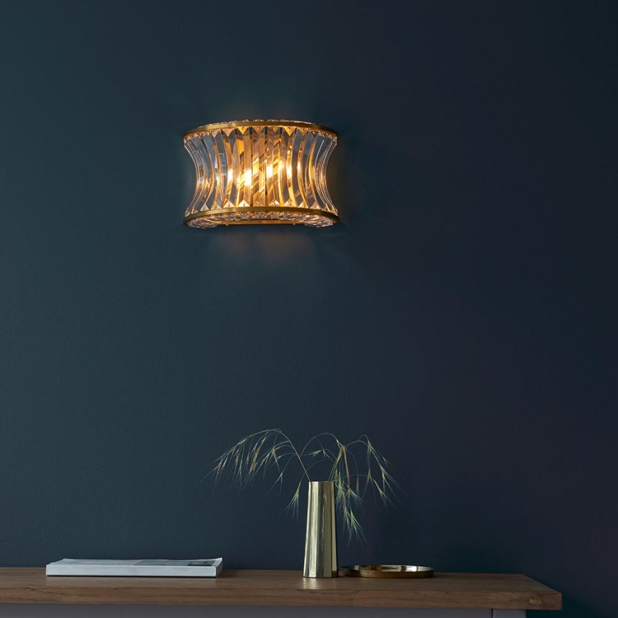 Endon 106812 - Nástěnné svítidlo 2xE14/7W/230V zlatá