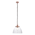 Endon 106895 - Lustr na řetězu HANSEN 1xE27/10W/230V měděná