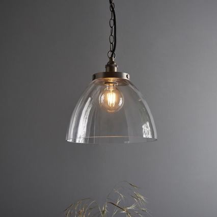 Endon 106896 - Lustr na řetězu HANSEN 1xE27/10W/230V matný chrom