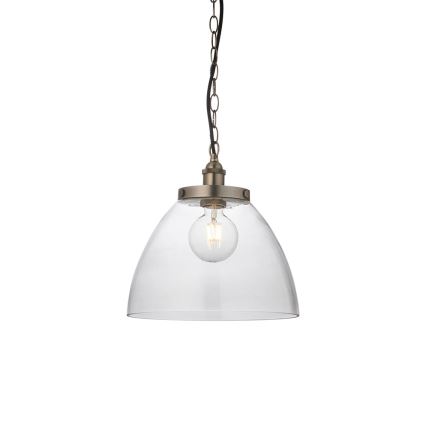 Endon 106896 - Lustr na řetězu HANSEN 1xE27/10W/230V matný chrom