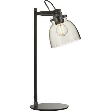 Endon 107012 - Stolní lampa URBAN 1xE27/10W/230V černá/kouřová černá