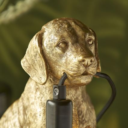 Endon 107364 - Stolní lampa PUPPY 1xE14/7W/230V zlatá