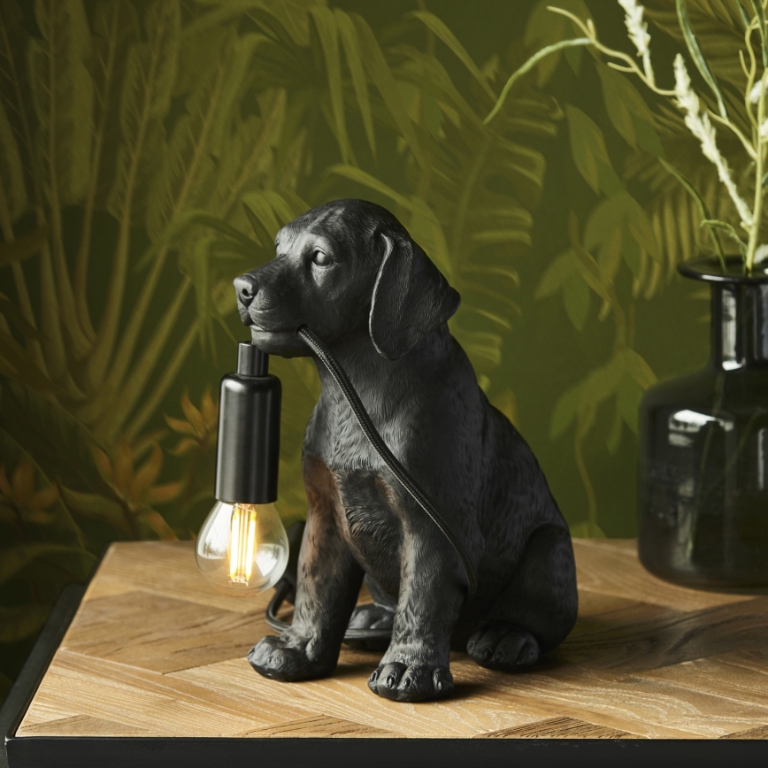Endon 107365 - Stolní lampa PUPPY 1xE14/7W/230V černá