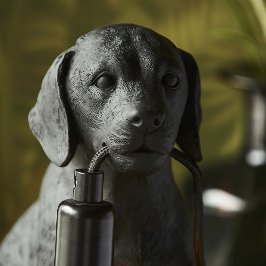 Endon 107365 - Stolní lampa PUPPY 1xE14/7W/230V černá