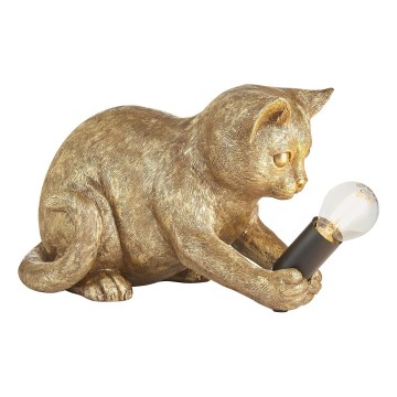 Endon 107389 - Stolní lampa KITTEN 1xE14/7W/230V zlatá