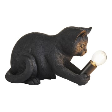 Endon 107390 - Stolní lampa KITTEN 1xE14/7W/230V černá