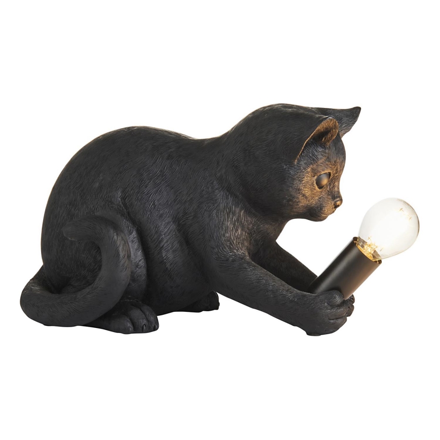 Endon 107390 - Stolní lampa KITTEN 1xE14/7W/230V černá