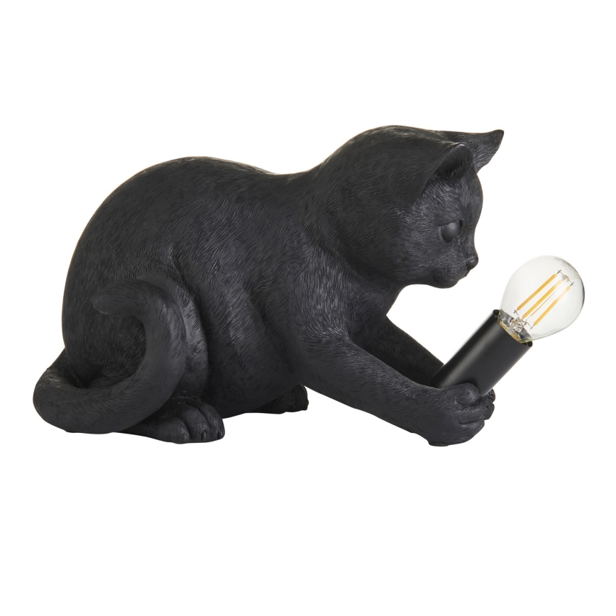 Endon 107390 - Stolní lampa KITTEN 1xE14/7W/230V černá