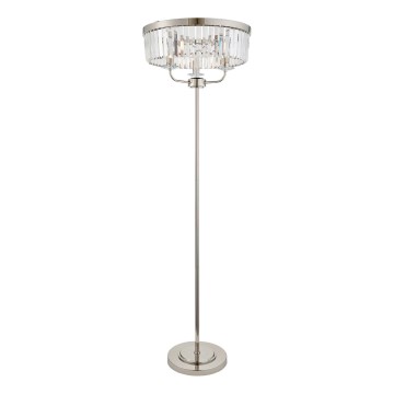 Endon 108103 - Stojací lampa CHESTERFIELD 3xE14/6W/230V lesklý chrom