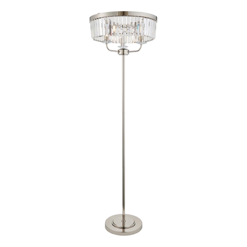 Endon 108103 - Stojací lampa CHESTERFIELD 3xE14/6W/230V lesklý chrom