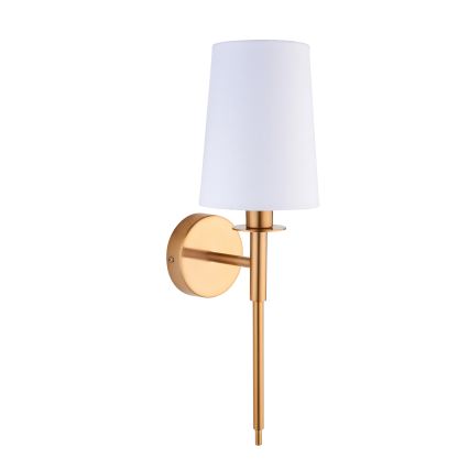 Endon 110738 - Nástěnná lampa 1xE14/6W/230V bílá/zlatá
