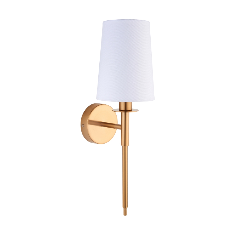 Endon 110738 - Nástěnná lampa 1xE14/6W/230V bílá/zlatá