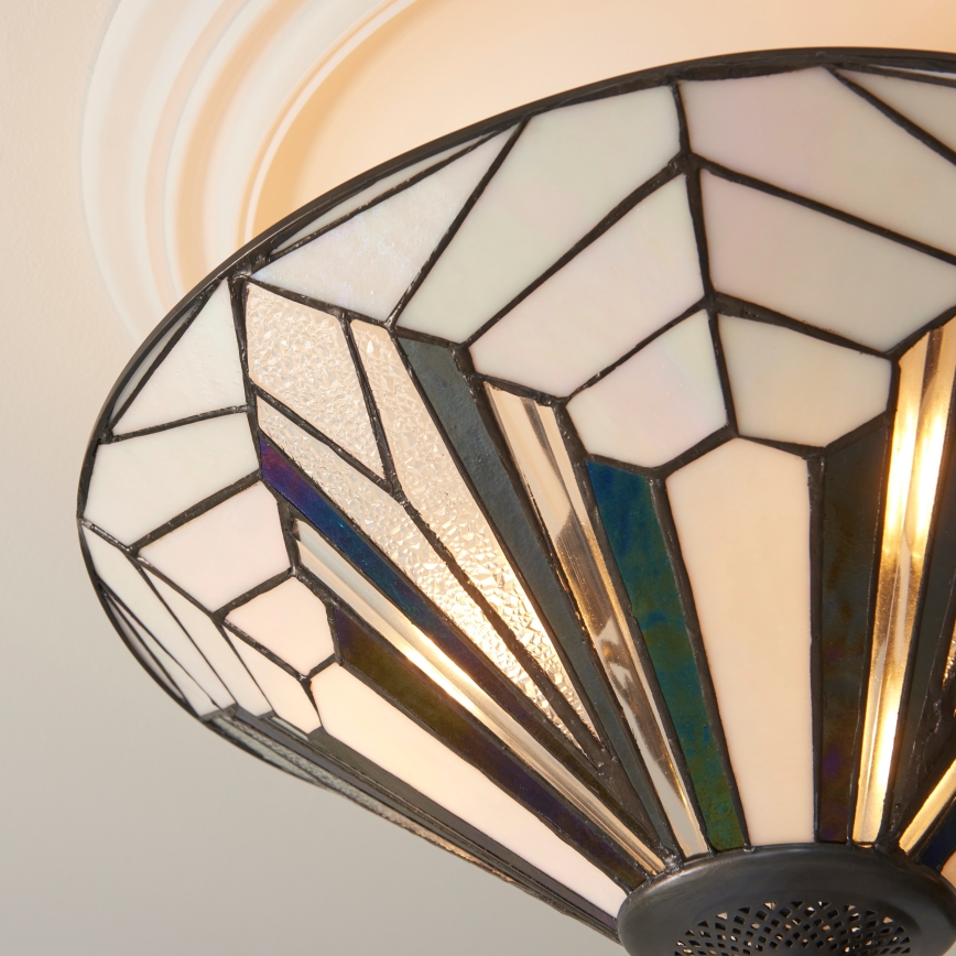Endon 111895 - Přisazený lustr Tiffany ASTORIA 3xE27/10W/230V pr. 48 cm