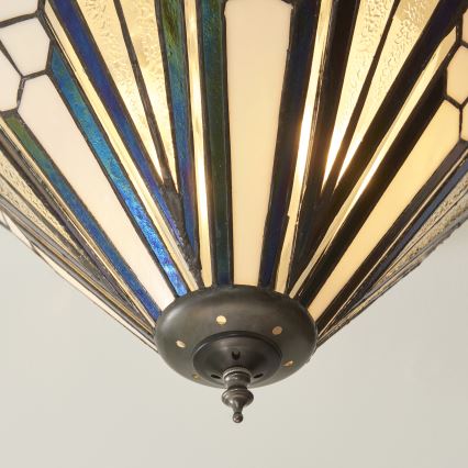 Endon 112191 - Stropní svítidlo Tiffany ASTORIA 2xE27/60W/230V pr. 40 cm