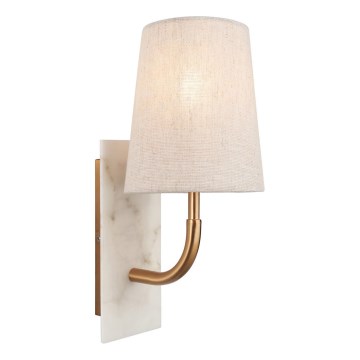 Endon 114202 - Nástěnná lampa 1xE14/7W/230V béžová/zlatá