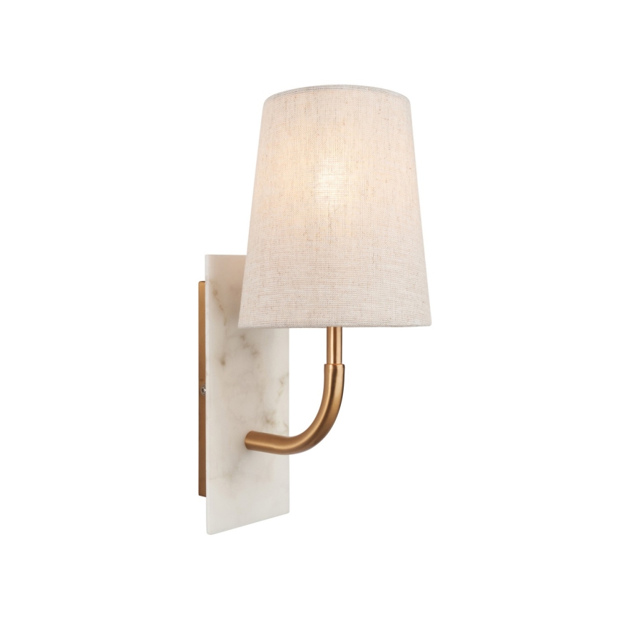 Endon 114202 - Nástěnná lampa 1xE14/7W/230V béžová/zlatá