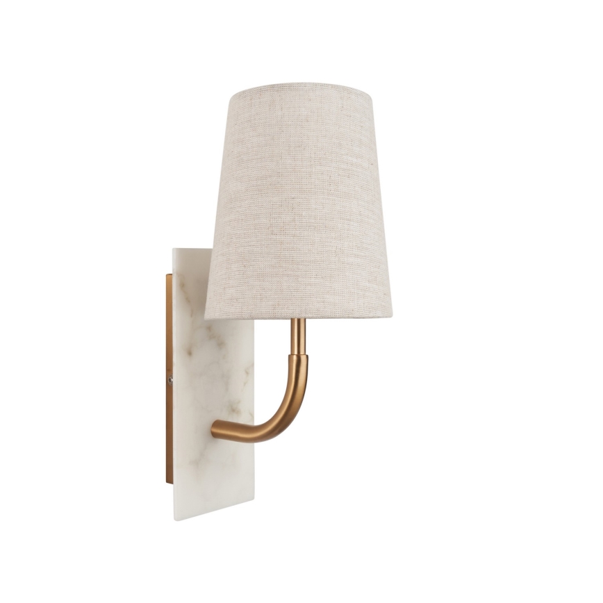 Endon 114202 - Nástěnná lampa 1xE14/7W/230V béžová/zlatá