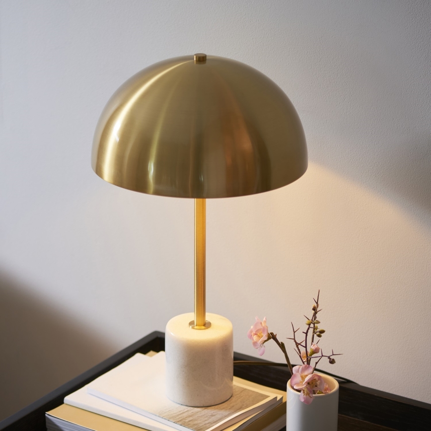 Endon 114210 - Stolní lampa BERTOIA 1xE14/7W/230V mosaz