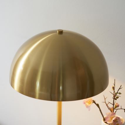 Endon 114210 - Stolní lampa BERTOIA 1xE14/7W/230V mosaz