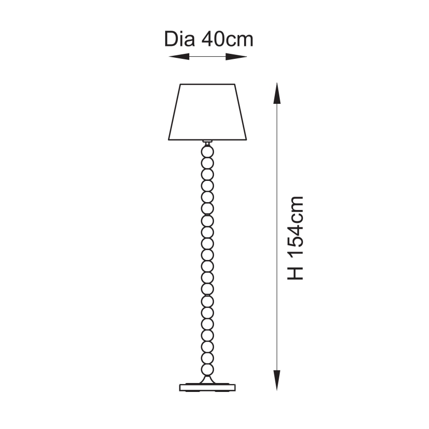 Endon 114634 - Stojací lampa HIGGLEDY 1xE27/10W/230V zelená/šedá