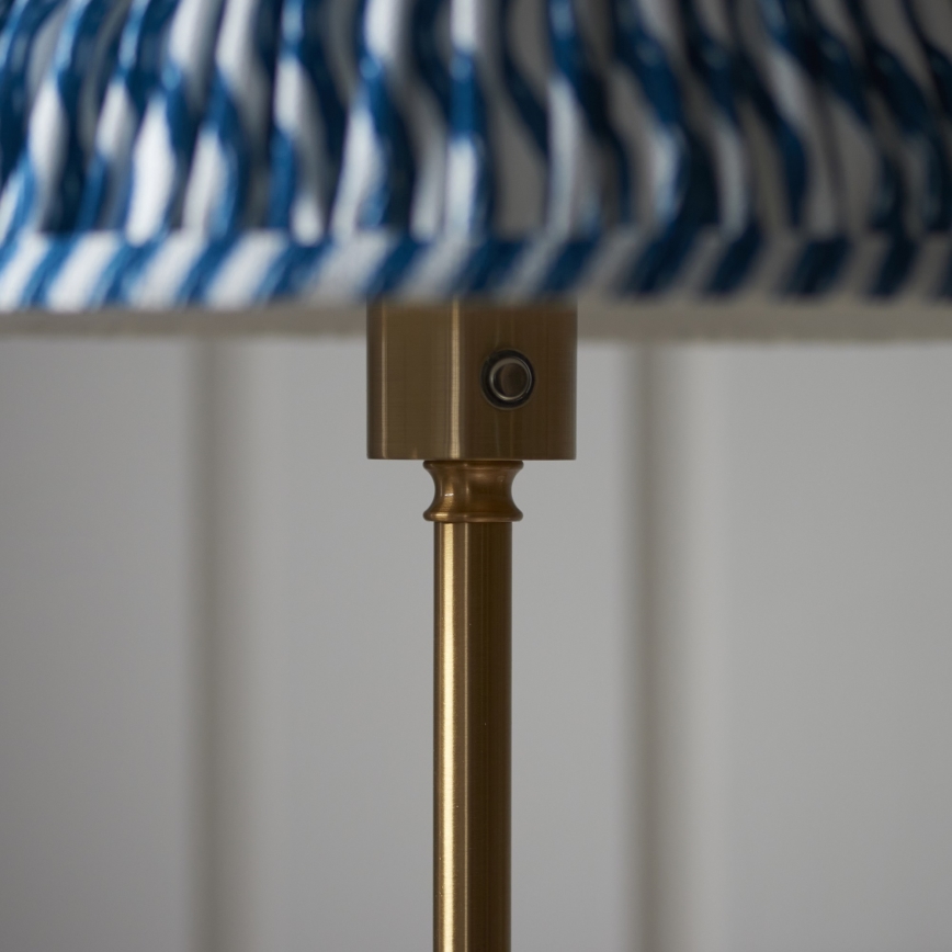 Endon 114778 - LED Stmívatelná nabíjecí stojací lampa BURLEY LED/1,5W/5V mosaz/modrá
