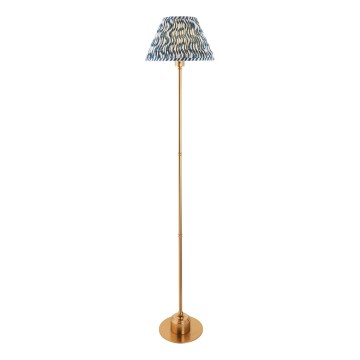 Endon 114778 - LED Stmívatelná nabíjecí stojací lampa BURLEY LED/1,5W/5V mosaz/modrá
