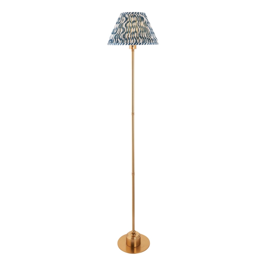 Endon 114778 - LED Stmívatelná nabíjecí stojací lampa BURLEY LED/1,5W/5V mosaz/modrá