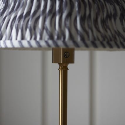 Endon 114785 - LED Stmívatelná nabíjecí stojací lampa BURLEY LED/1,5W/5V mosaz/šedá