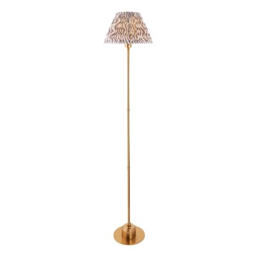 Endon 114785 - LED Stmívatelná nabíjecí stojací lampa BURLEY LED/1,5W/5V mosaz/šedá