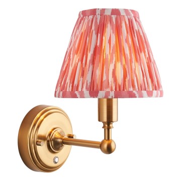 Endon 114817 - LED Stmívatelná nabíjecí nástěnná lampa BURLEY LED/1,5W/5V mosaz/růžová