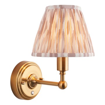 Endon 114831 - LED Stmívatelná nabíjecí nástěnná lampa BURLEY LED/1,5W/5V mosaz/béžová
