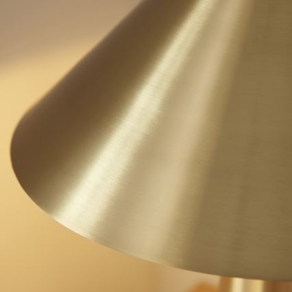 Endon 118685 - Stolní lampa ISAK 1xE27/10W/230V zlatá