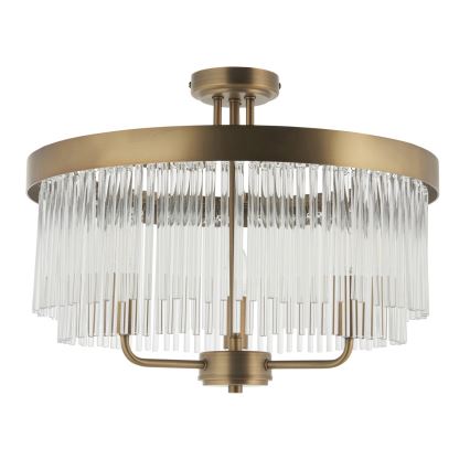 Endon 119109 - Přisazený lustr CLERMONT 3xE14/6W/230V mosaz