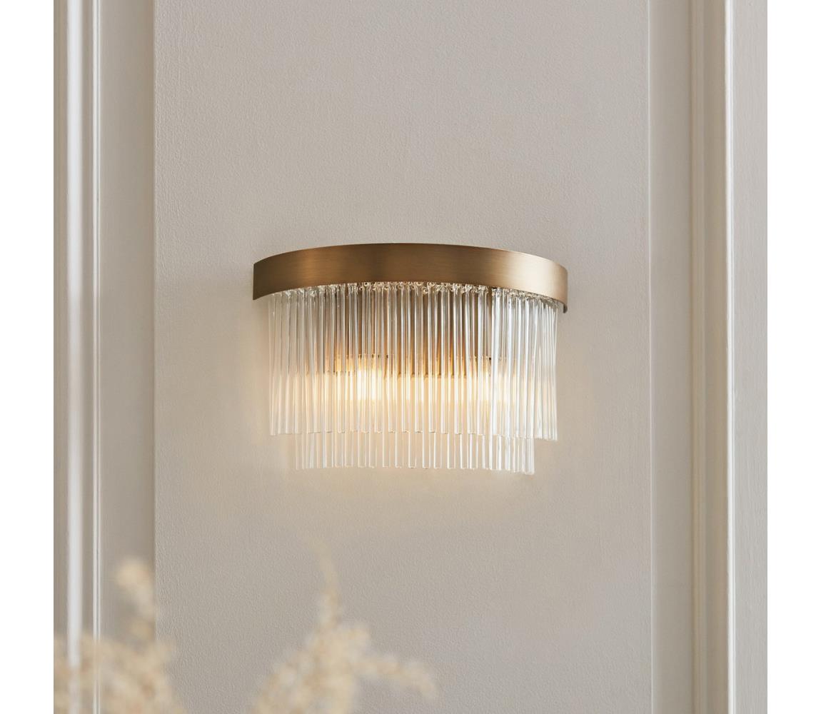 Endon 119125 - Nástěnné svítidlo CLERMONT 2xE14/6W/230V mosaz 119125