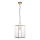 Endon 119141 - Lustr na řetězu HAMMOND 1xE27/10W/230V 21,5x21,5 cm mosaz