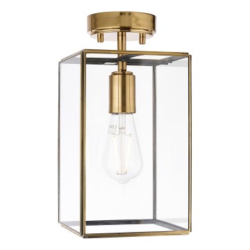 Endon 119143 - Přisazený lustr HAMMOND 1xE27/10W/230V mosaz