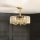 Endon 119609 - Lustr na tyči VISCONTI 3xE14/6W/230V mosaz