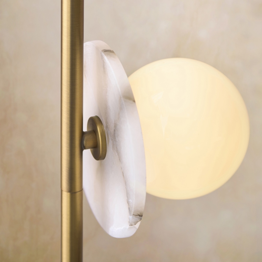 Endon 120042 - Stojací lampa CERCHIO 3xG9/5W/230V mosaz