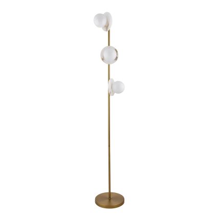 Endon 120042 - Stojací lampa CERCHIO 3xG9/5W/230V mosaz