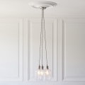 Endon 120644 - Lustr na lanku 3xE27/10W/230V lesklý chrom