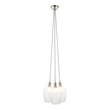 Endon 120644 - Lustr na lanku 3xE27/10W/230V lesklý chrom