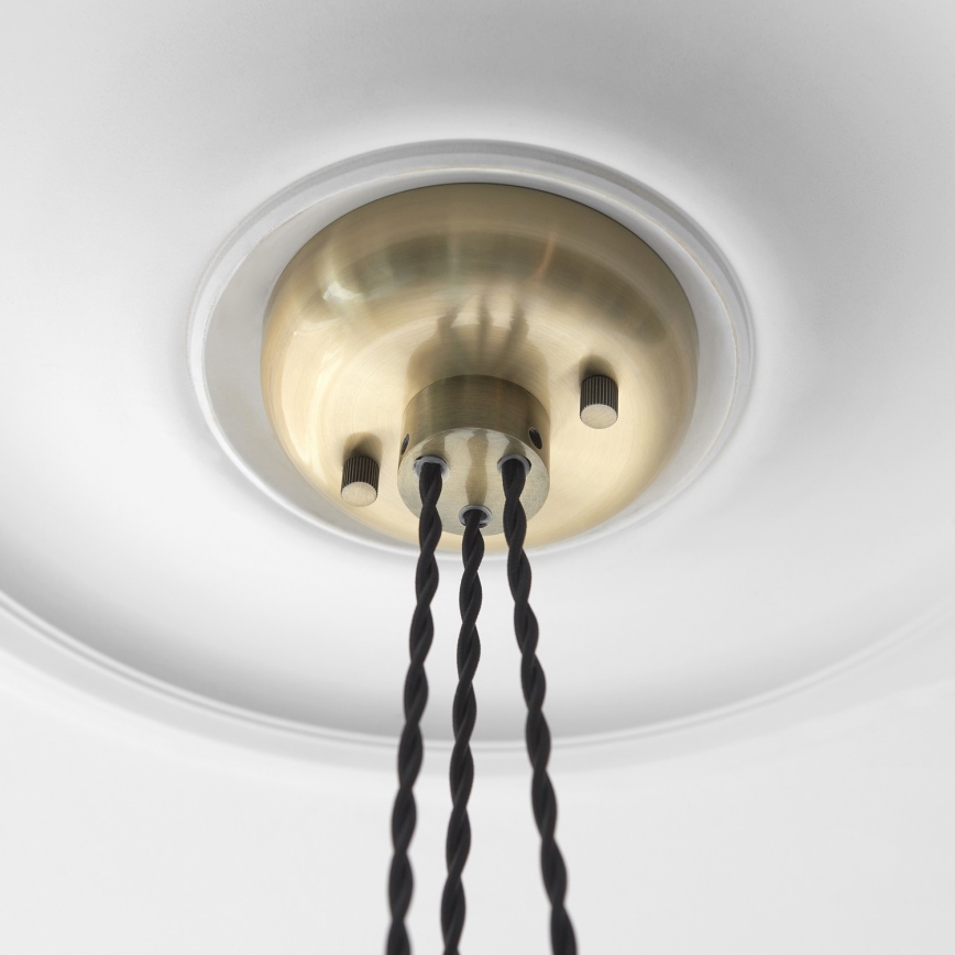 Endon 120656 - Lustr na lanku 3xE27/10W/230V mosaz